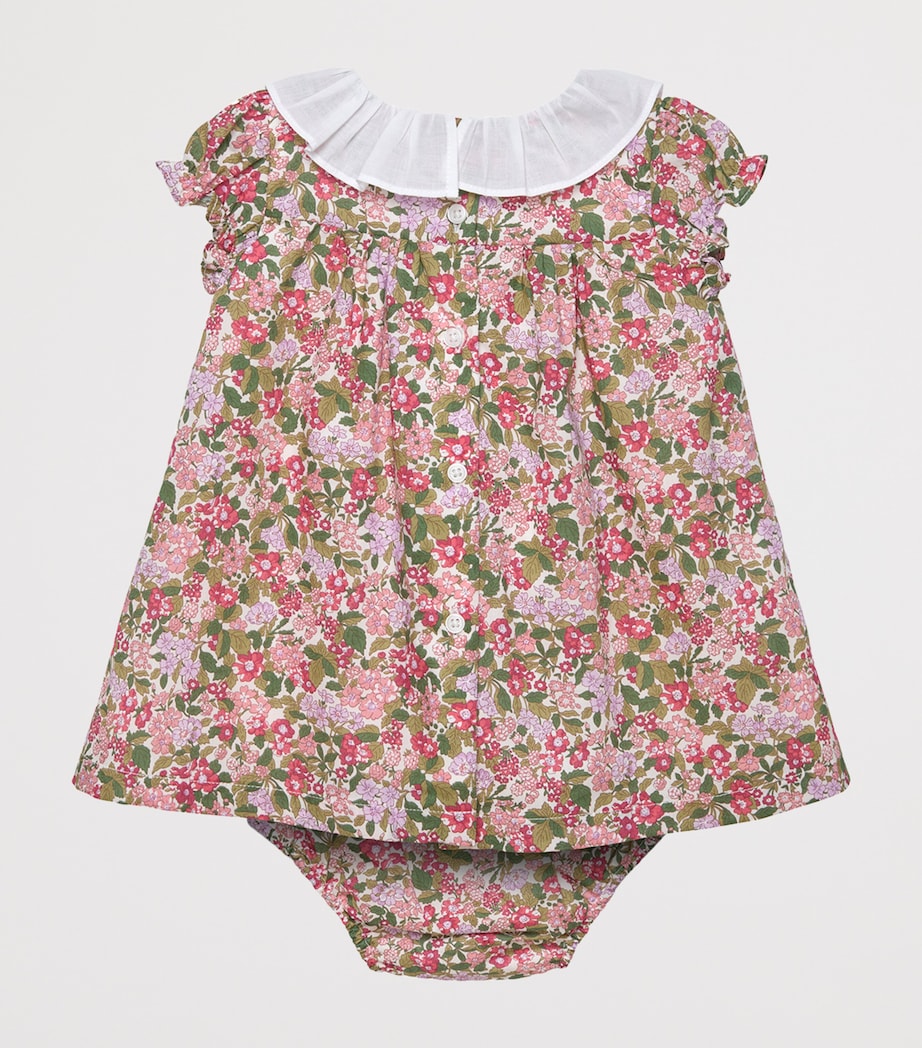 Cotton Liberty Print Dress and Bloomers Set (0-9 Months)