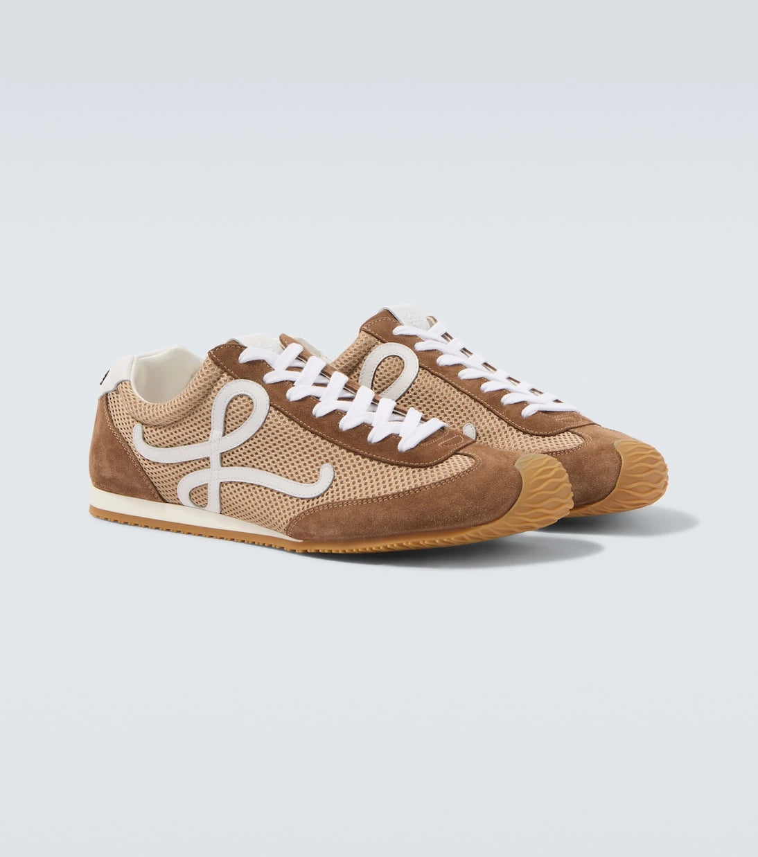 Loewe - Ballet Runner 2.0 suede-trimmed sneakers