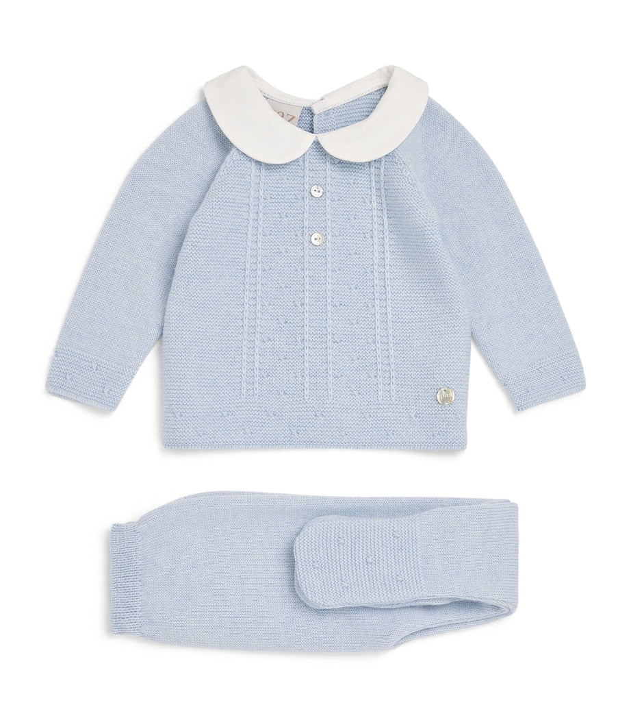 Knitted Top and Leggings Set (0-12 Months)