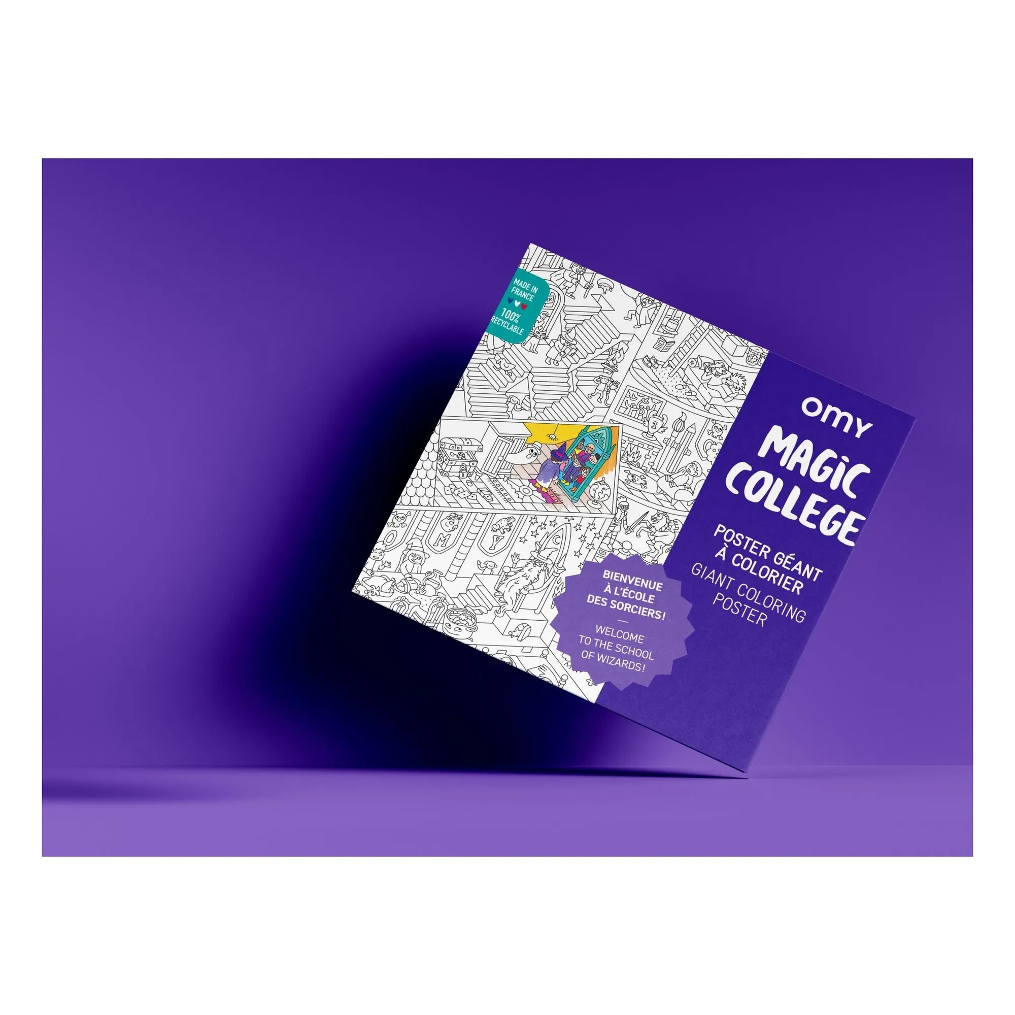 Omy - Magic College Giant Poster | Purple