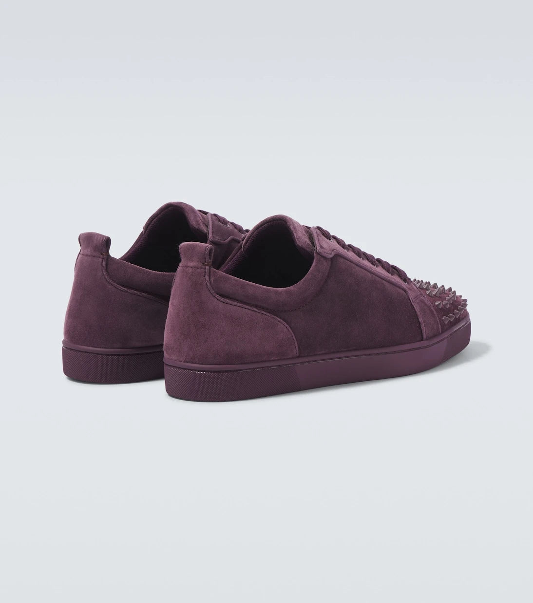 Christian Louboutin - Louis Junior Spikes suede sneakers