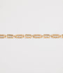 Suzanne Kalan Small Rose Gold and Diamond Block-Chain Bracelet