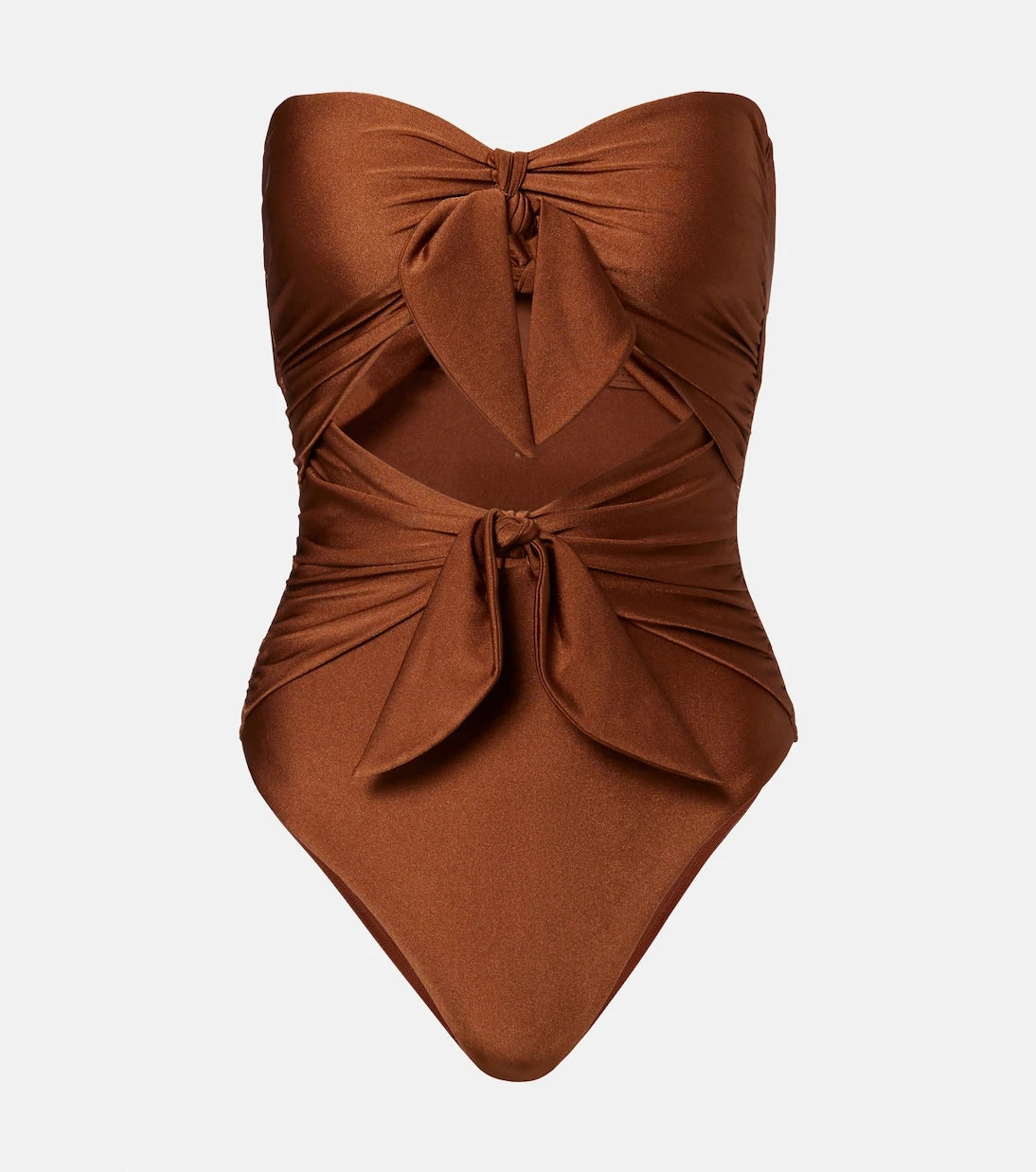 Zimmermann - Bow-detail cutout swimsuit