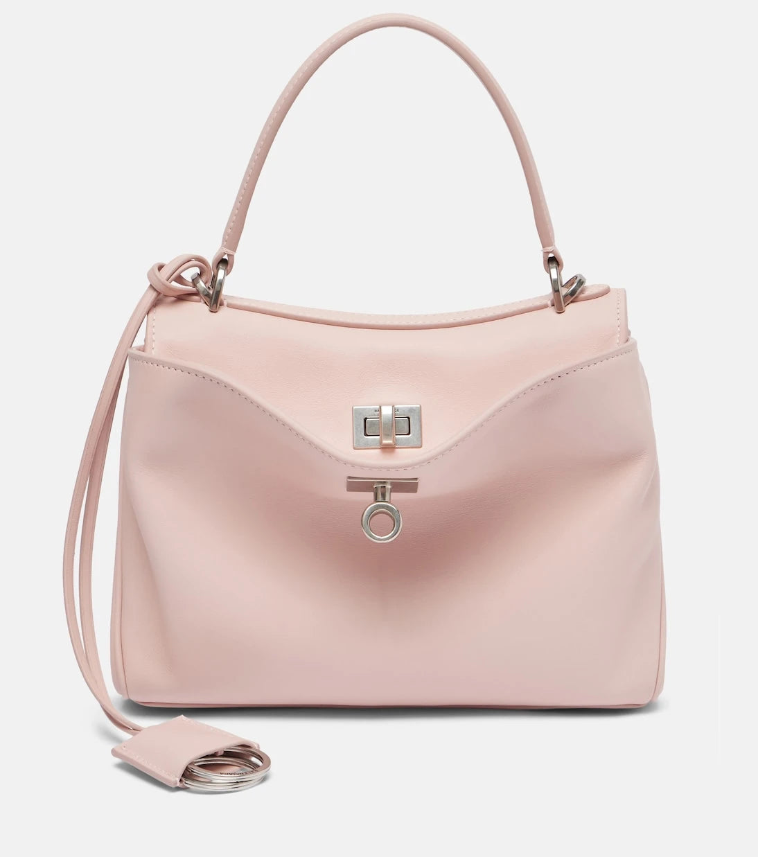 Balenciaga - حقيبة روديو توت صغيرة من الجلد