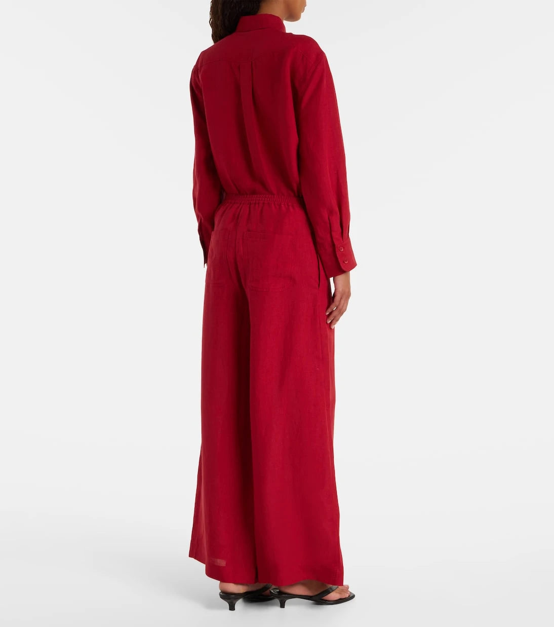 Eres - Select linen wide-leg pants
