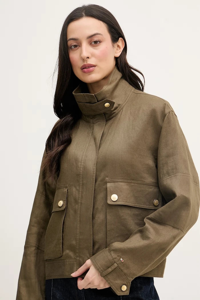 Tommy Hilfiger ленен дамско яке
