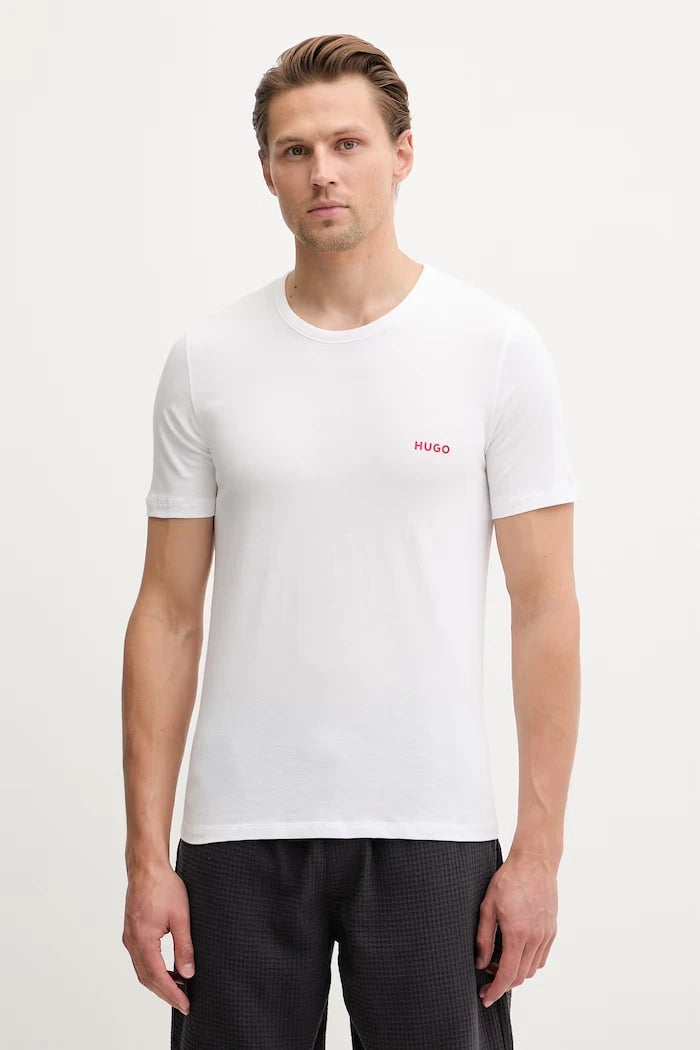 HUGO erkek pamuklu T-SHIRT RN TRIPLET P 3'lü