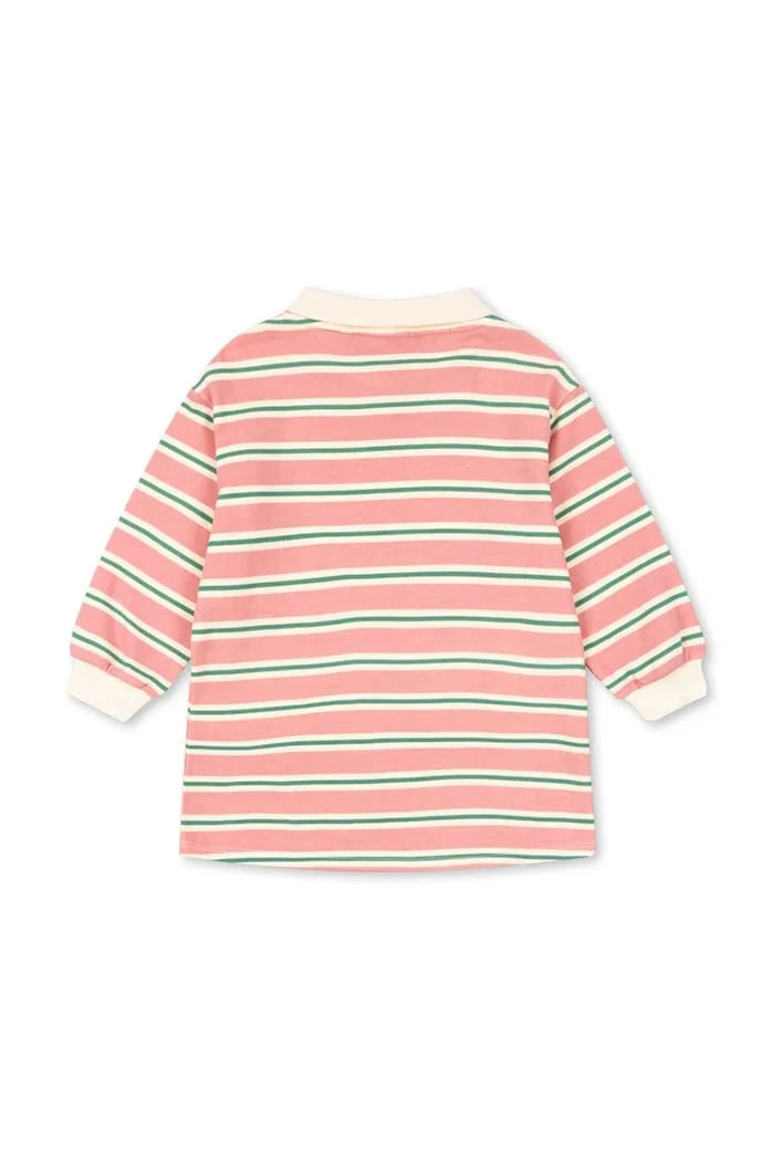 Konges Sløjd SPOTTY LS DRESS GOTS Pamuk Çocuk Elbisesi