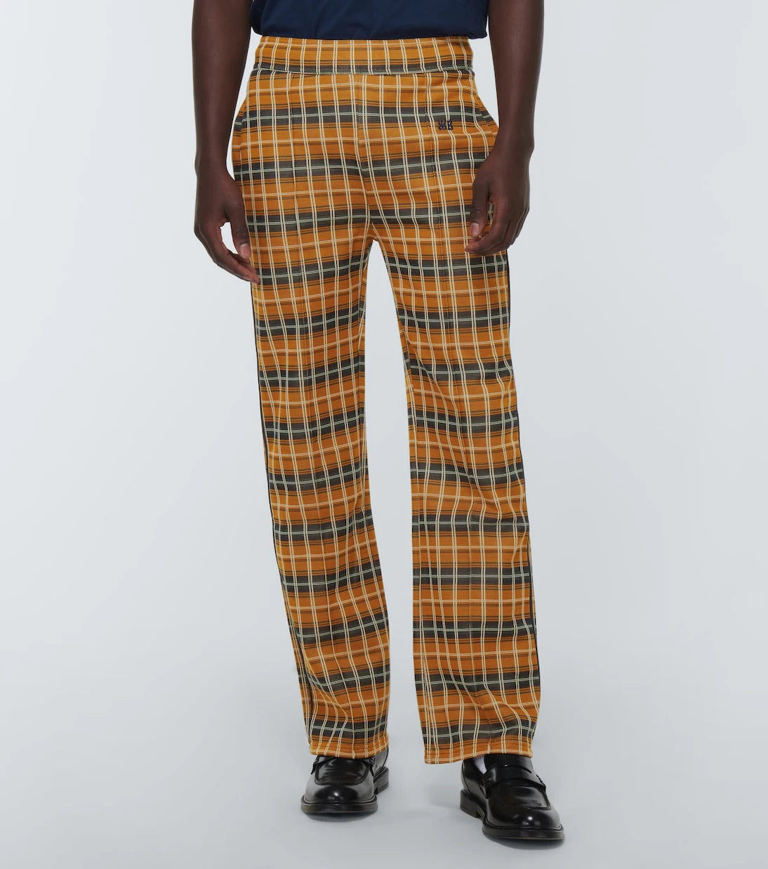Wales Bonner - Samuel checked track pants