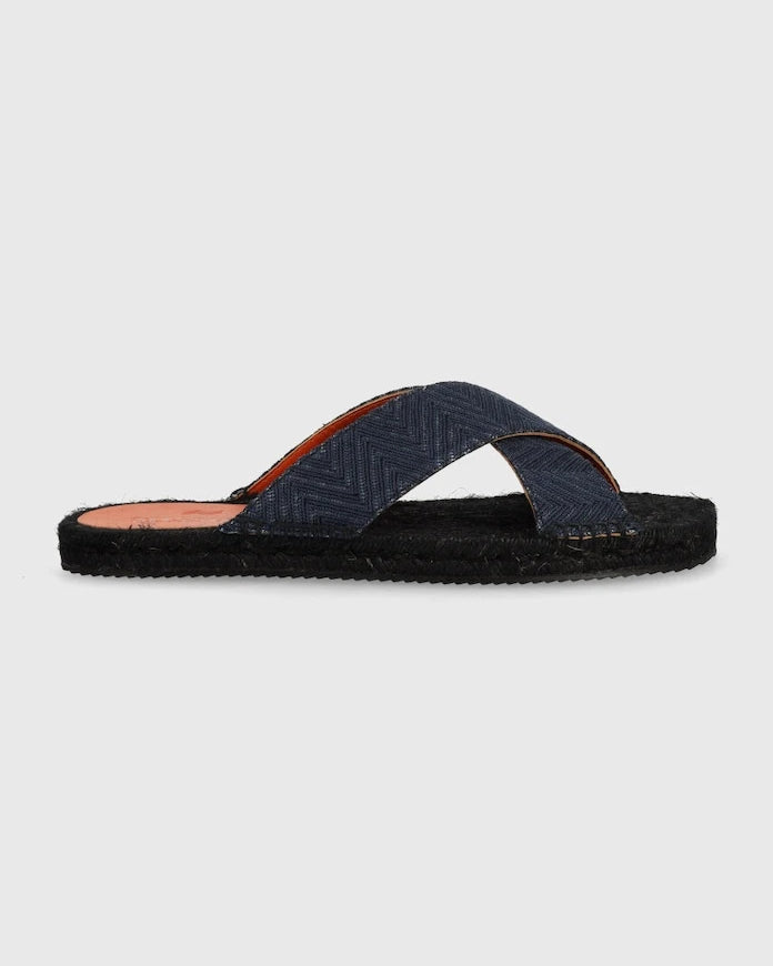 Missoni düz tabanlı terlik