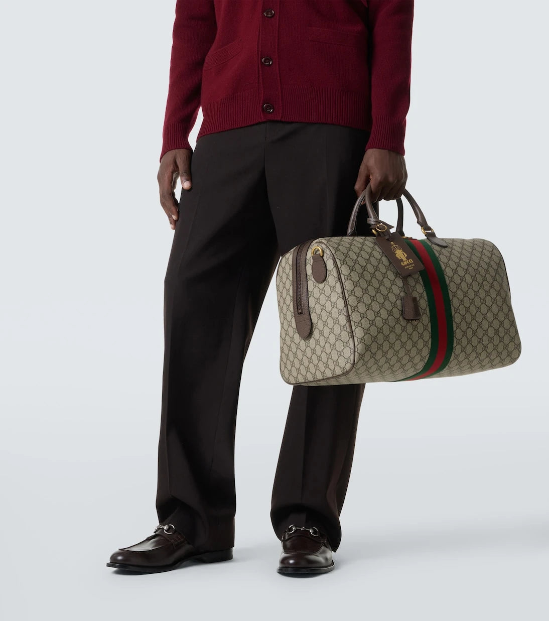 Gucci - حقيبة غوتشي سافوي دافل متوسطة الحجم