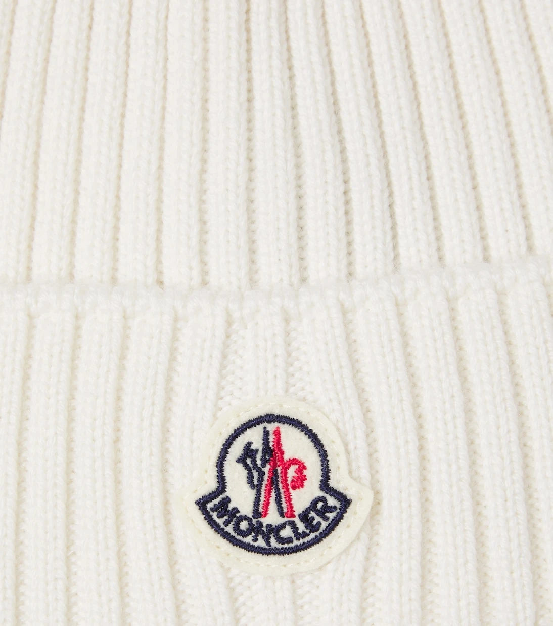 Moncler Enfant - Logo virgin wool beanie