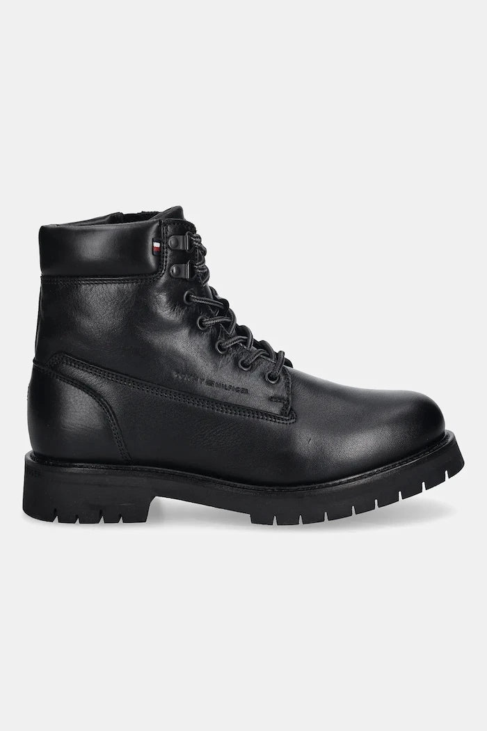 Tommy Hilfiger FLEX TH OUTDOOR RS LTH BOOT Deri Trekking Botları