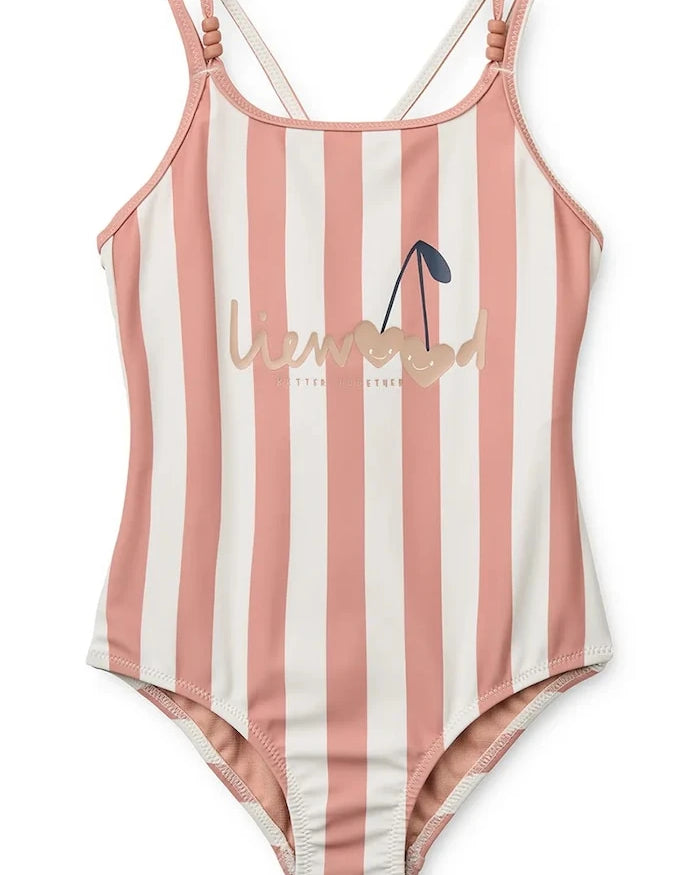 Liewood Çocuklar İçin Tulum Mayo Suna Stripe Swimsuit