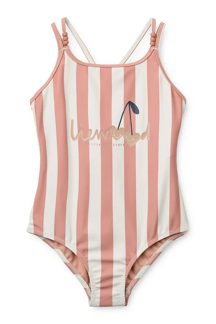 Liewood цял бански за деца Suna Stripe Swimsuit