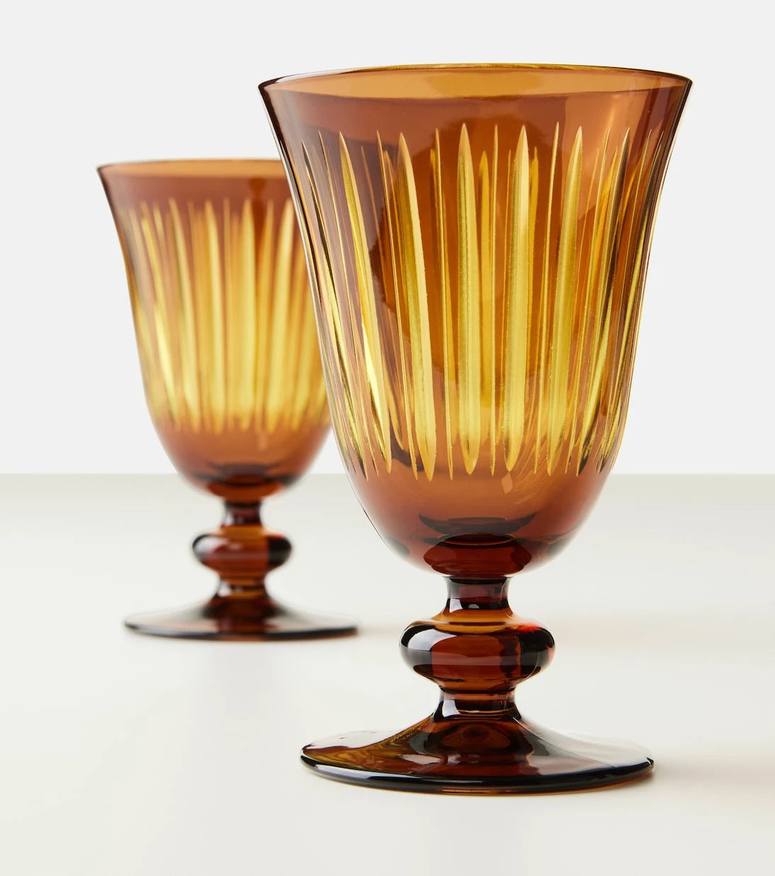 L'Objet - Prism set of 4 wine glasses