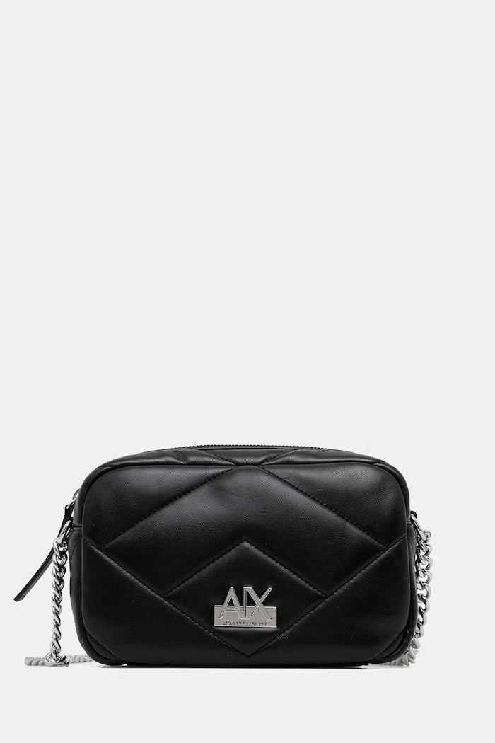 Armani Exchange kadın crossbody çanta, suni deriden