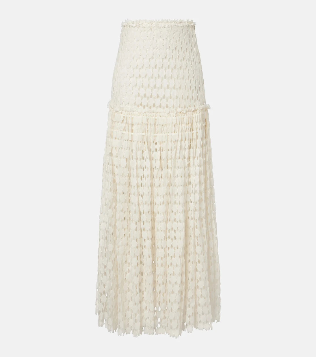 Ulla Johnson - Aris cotton-blend lace maxi skirt