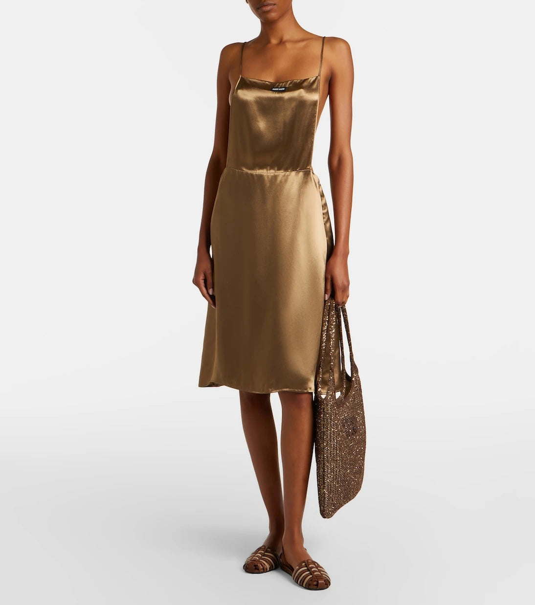 Miu Miu - Ivy sequined mesh shopper