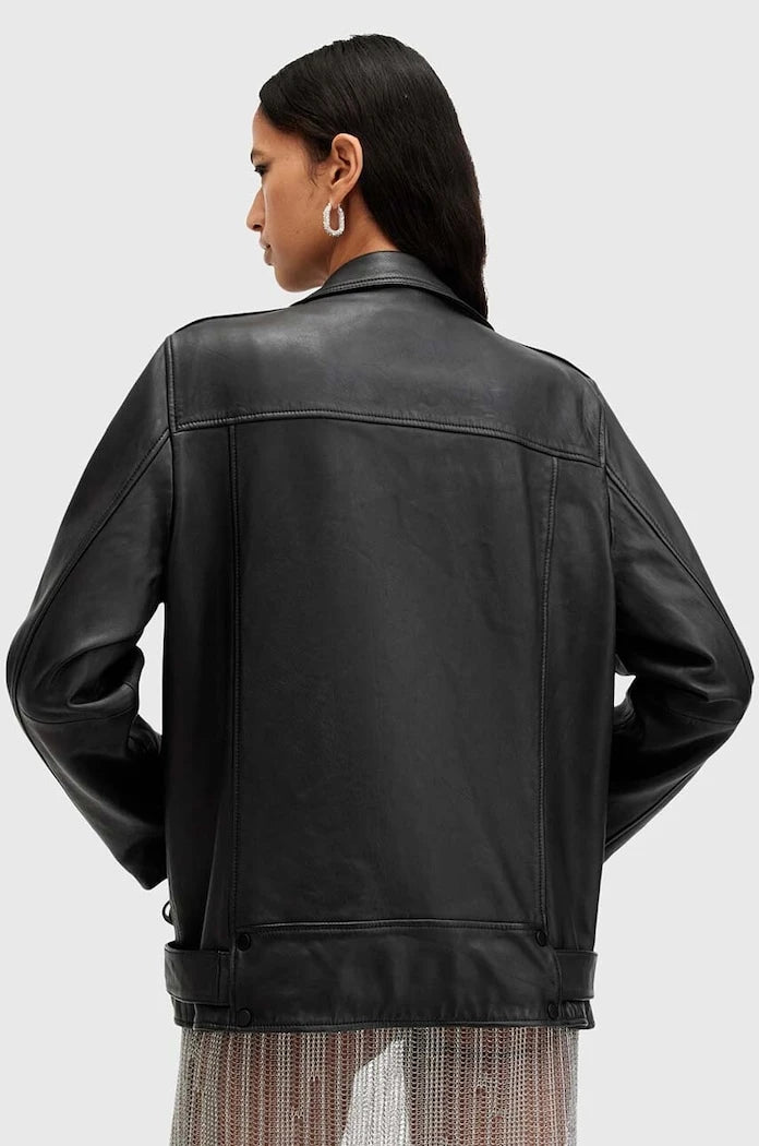Кожено яке AllSaints BILLIE