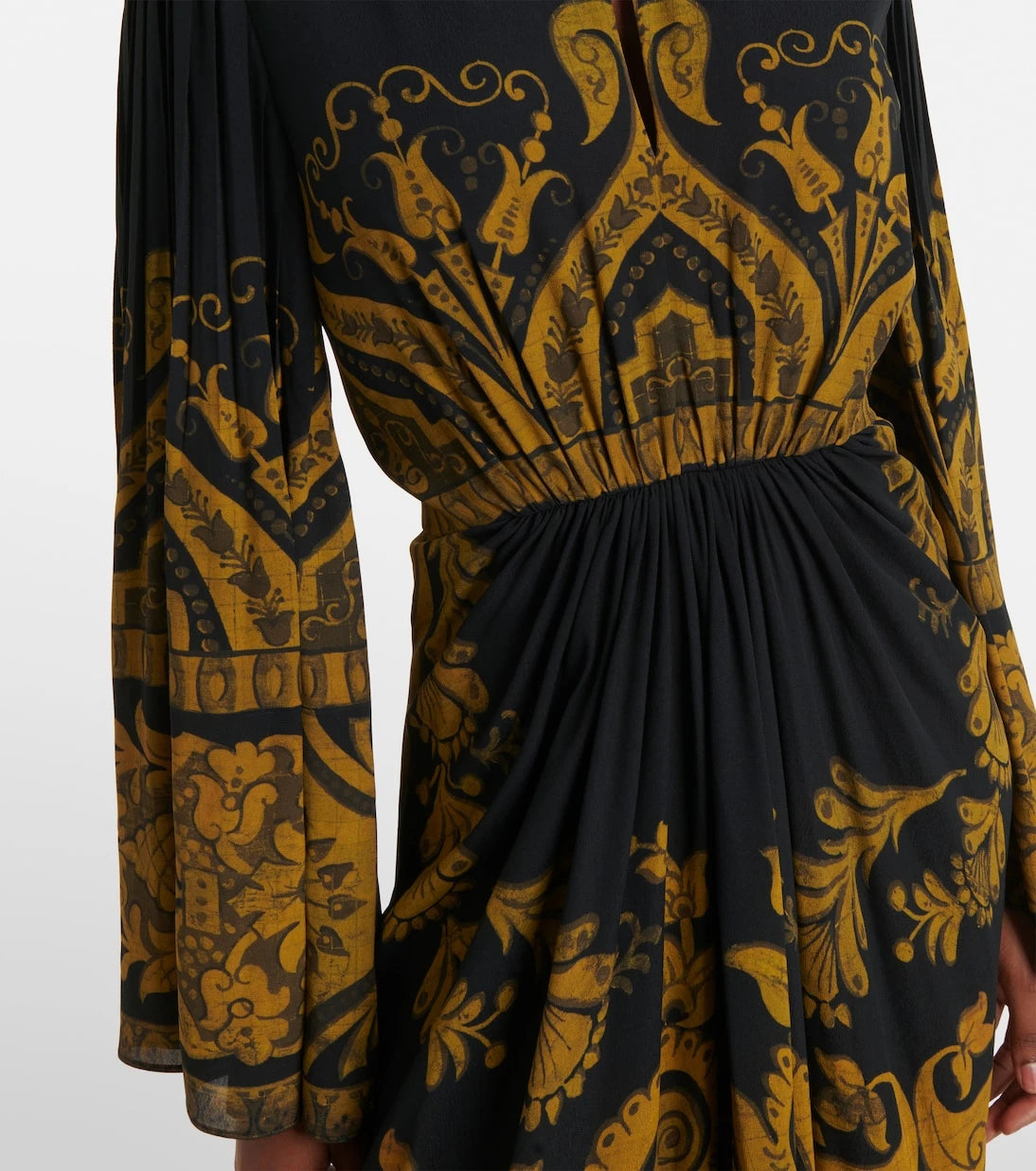 Etro - Printed crêpe jersey gown