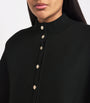 Maje Black Cape-Effect Cardigan