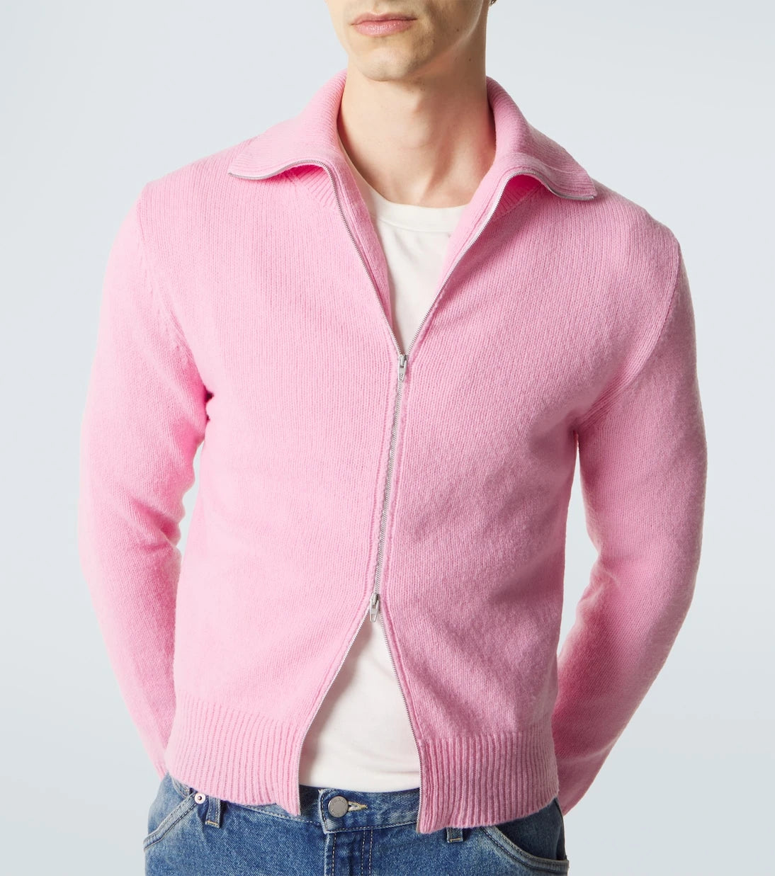 Jil Sander - Wool-blend zip-up sweater