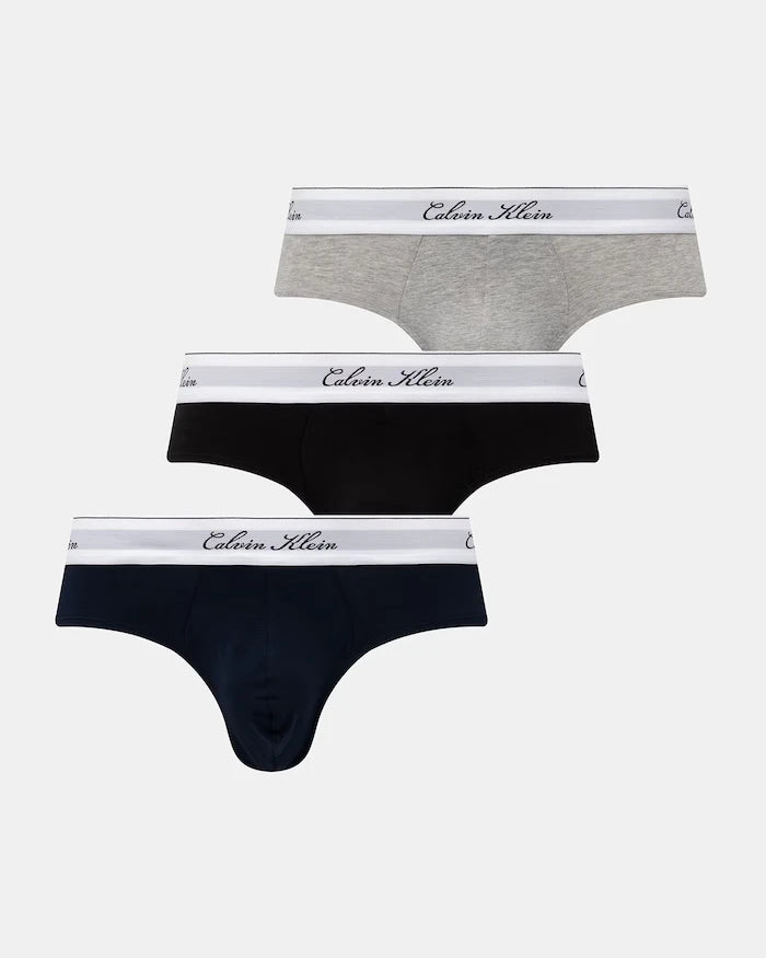 Calvin Klein Underwear erkek pamuklu slip külot 3’lü