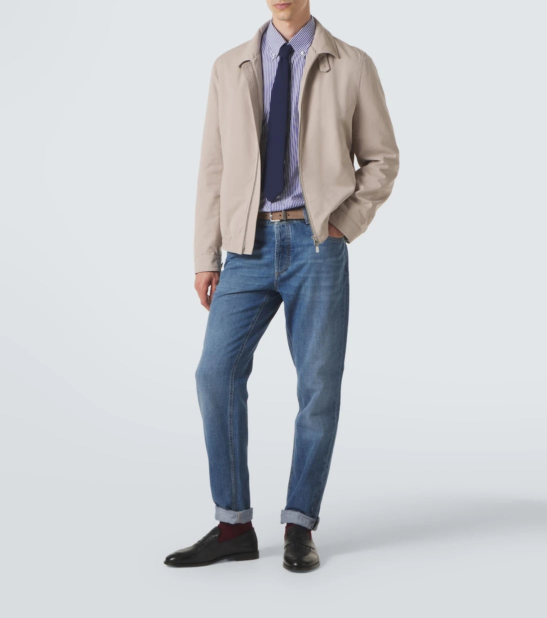 Brunello Cucinelli - Striped cotton shirt