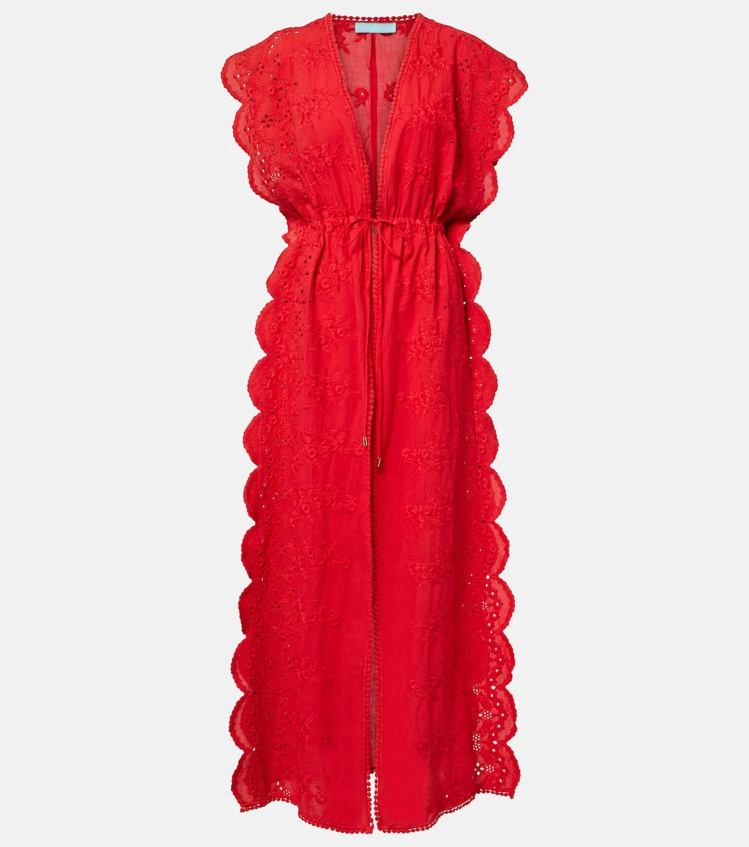 Melissa Odabash - Talitha broderie anglaise cotton kaftan