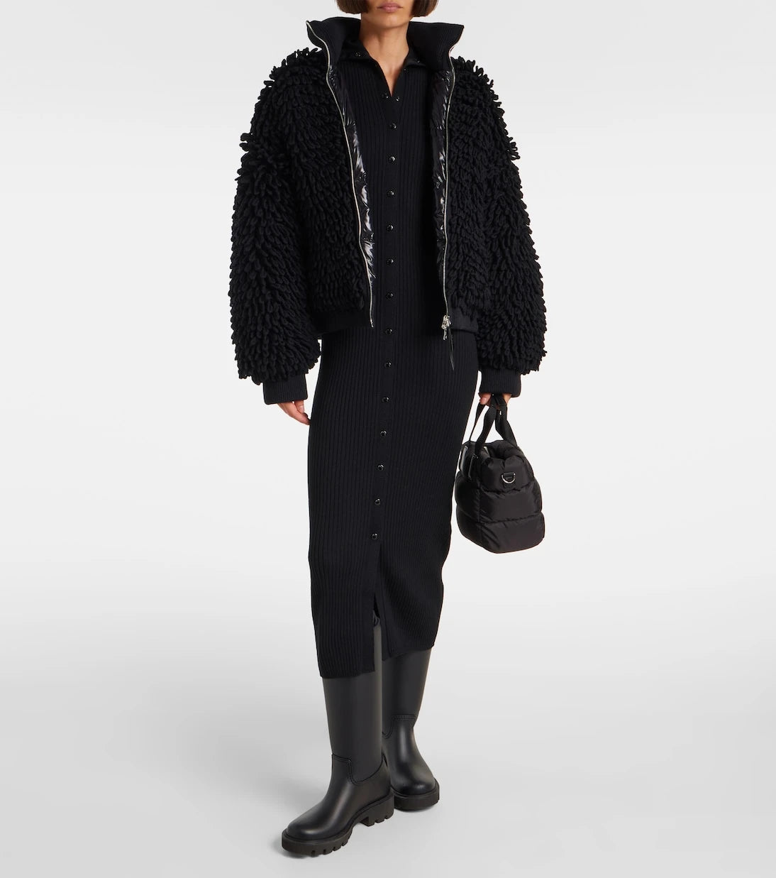 Moncler Genius - جاكيت إدوارد إينينفول EE72 من مزيج الصوف والريش