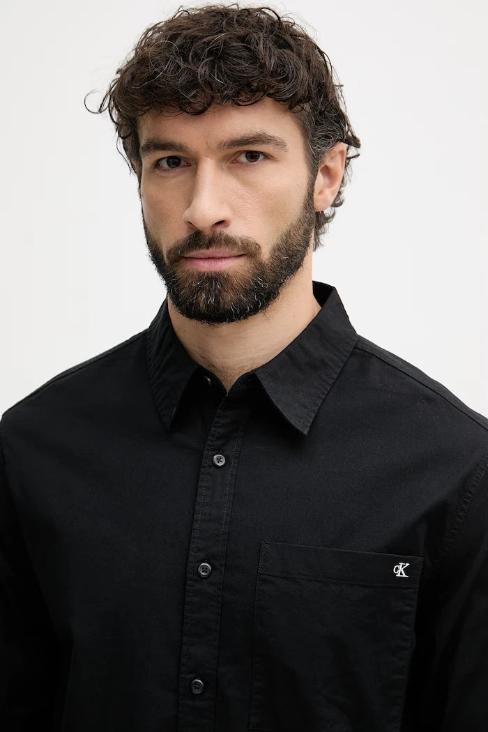 Calvin Klein Jeans риза мъжка с памук
