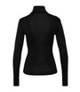 Hanro Black Silk-Cashmere Rollneck Top