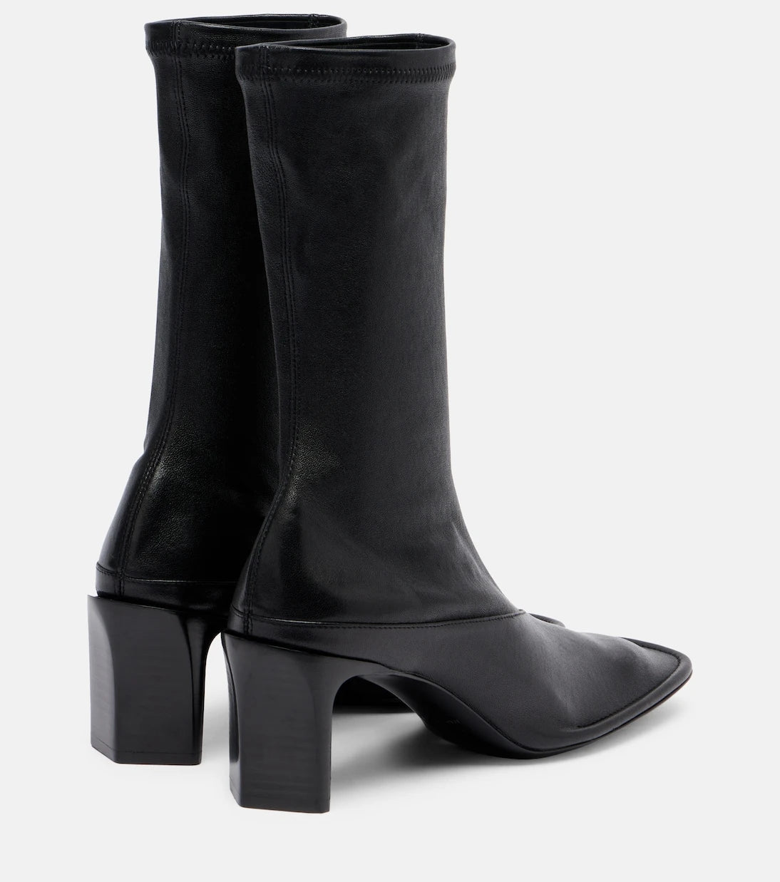 Jil Sander - Trunk leather mid-calf boots