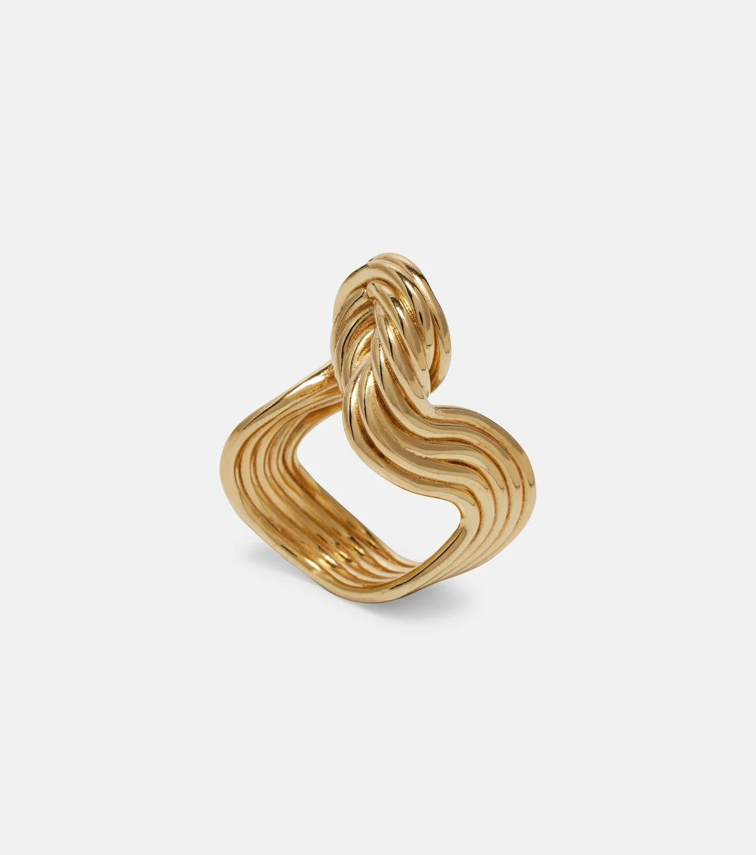 Bottega Veneta - Slice gold-plated sterling silver ring