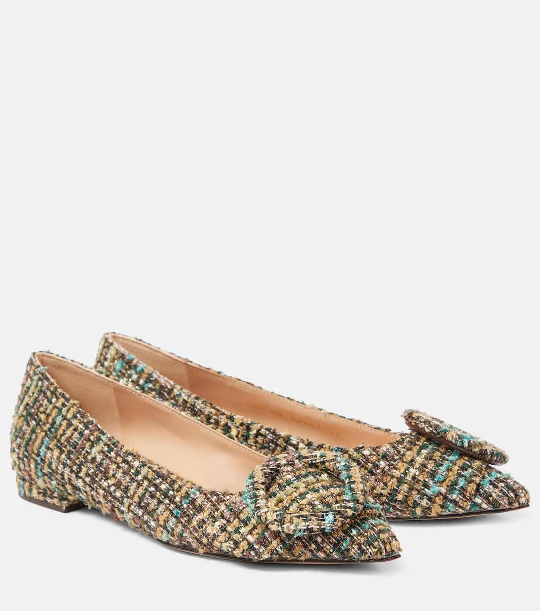 Gianvito Rossi - Venezia bouclé ballet flats