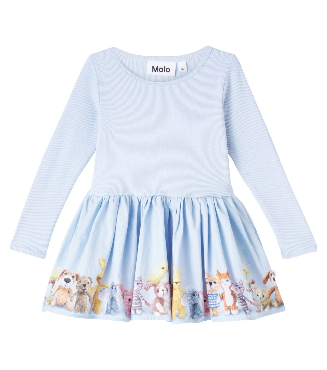 Molo - Baby Candi printed cotton-blend dress