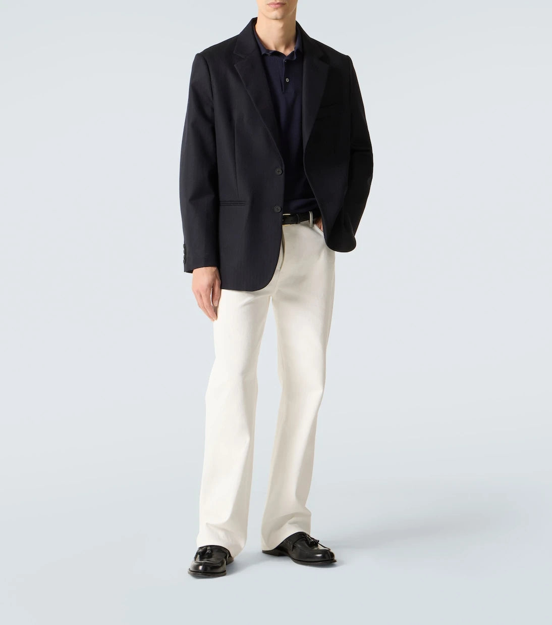 Lardini - Cotton piqué polo shirt