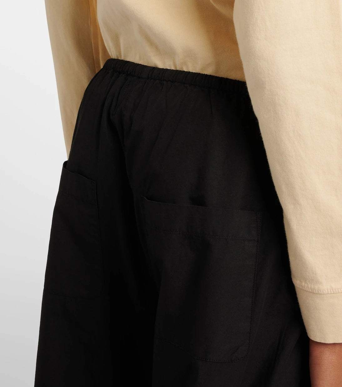 Leset - Kyoto cropped cotton wide-leg pants
