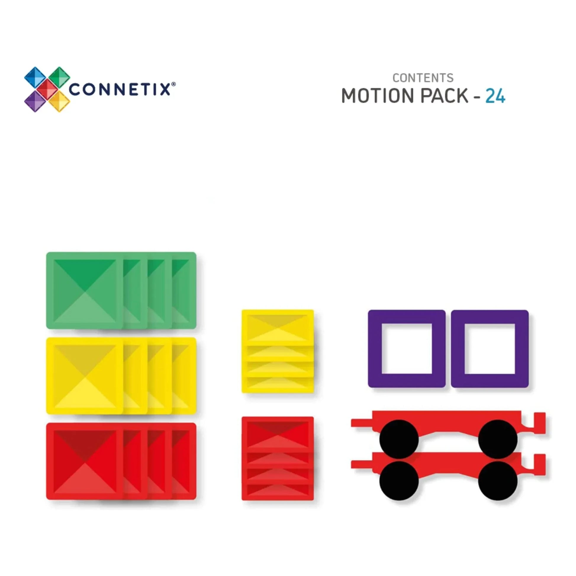 Connetix - Motion pack - 24 pieces