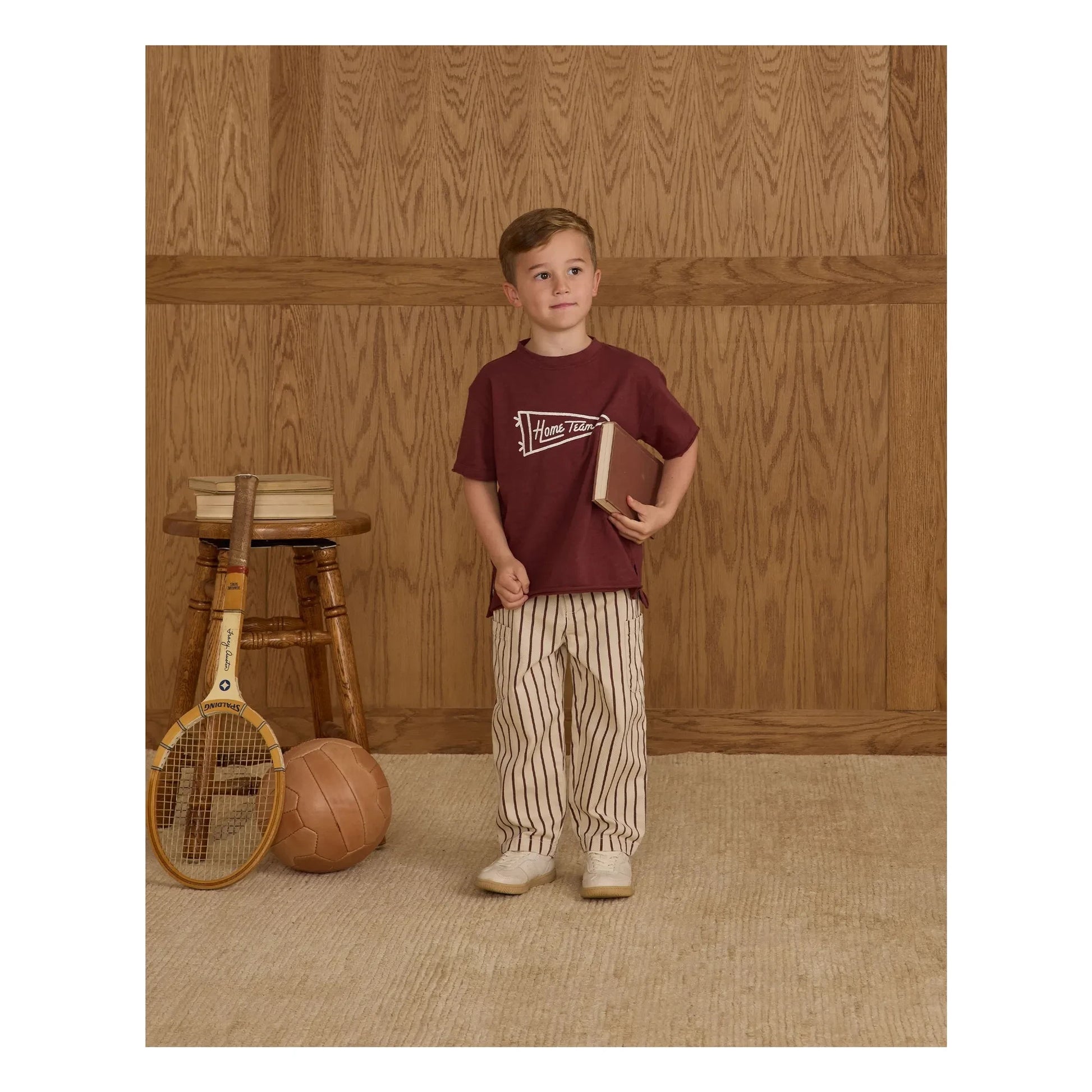 Rylee + Cru - Cargo Pants Stripes | Ecru
