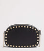 Valentino Garavani Black Mini Leather Rockstud Shoulder Bag