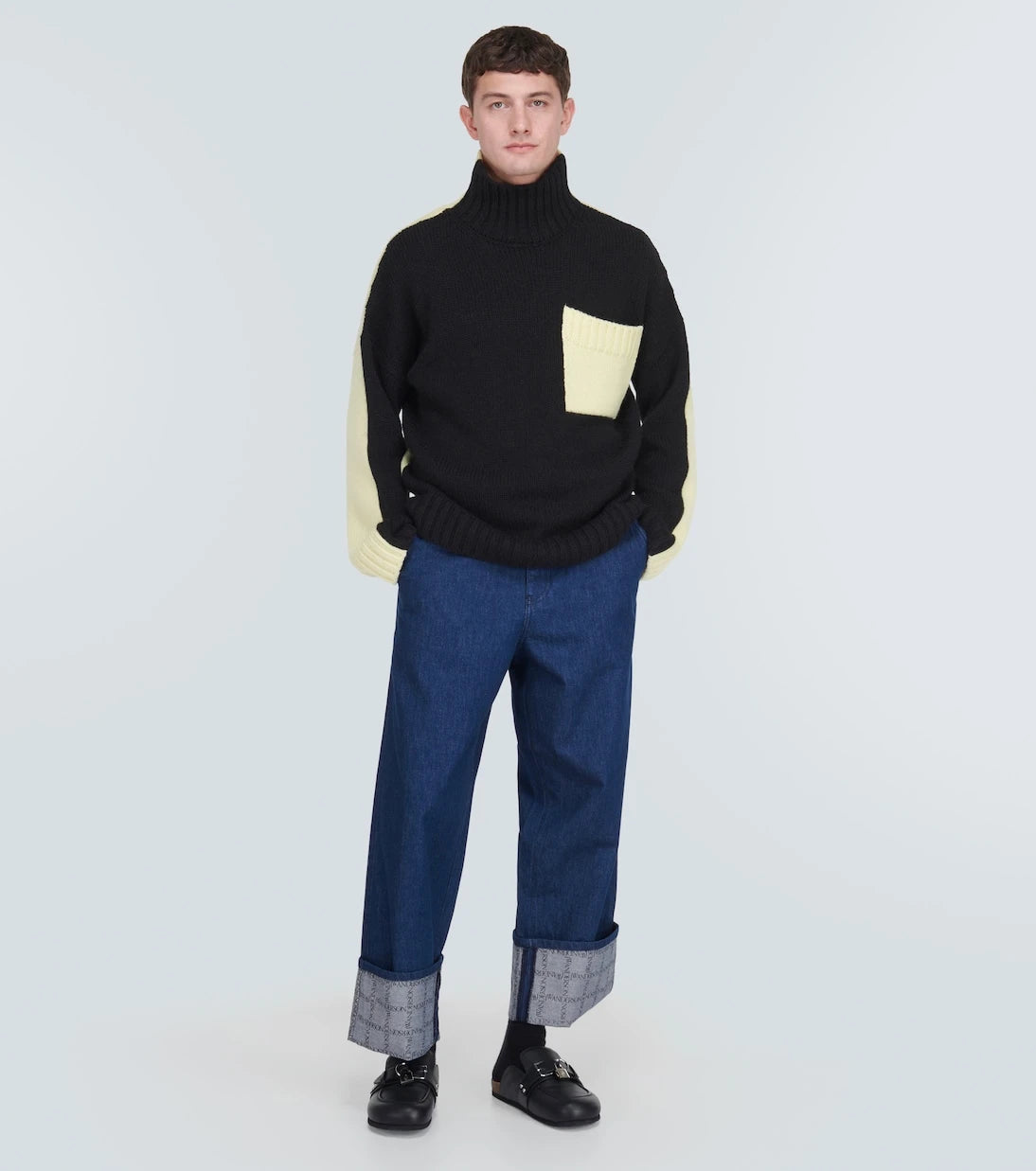 JW Anderson - Turn Up wide-leg jeans