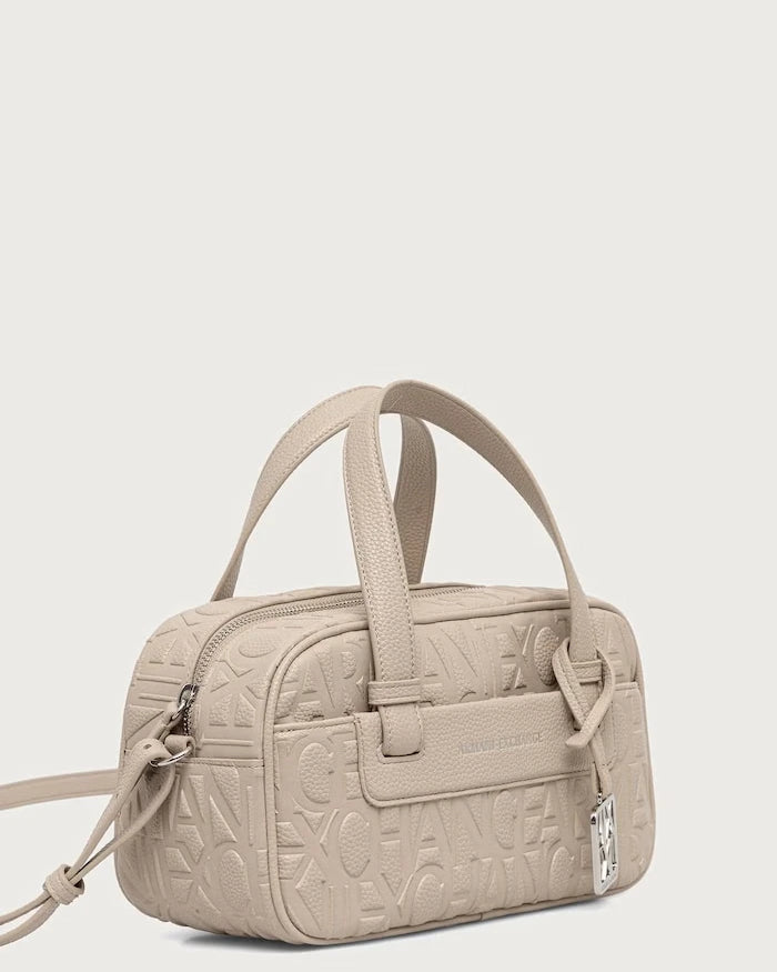 Armani Exchange kadın suni deri baguette çanta