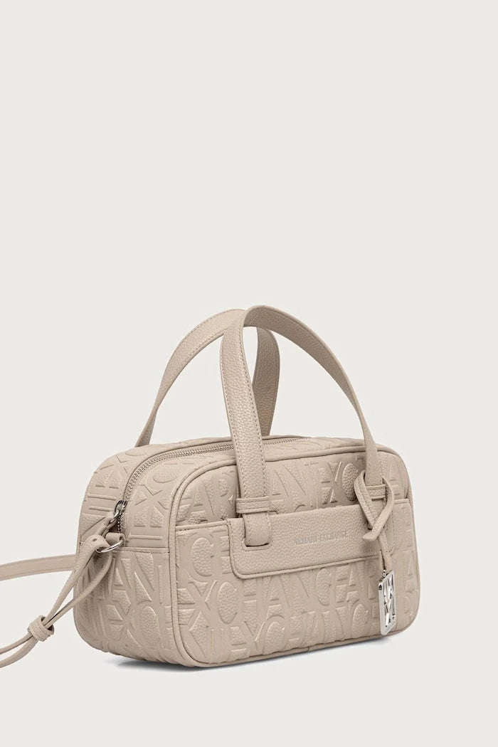 Armani Exchange kadın suni deri baguette çanta