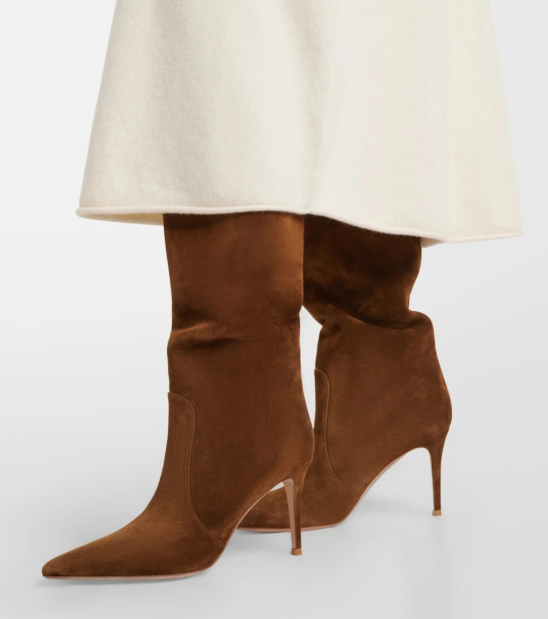 Gianvito Rossi - Hansen suede knee-high boots