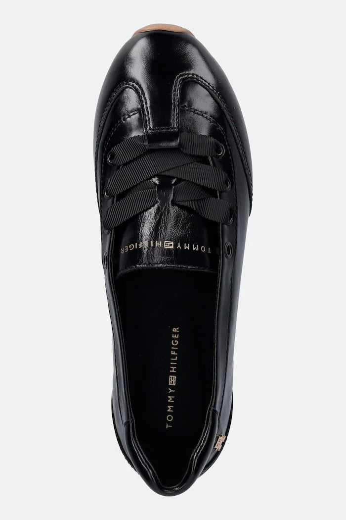 Tommy Hilfiger балеринки от кожа BELLA BALLET SNEAKER
