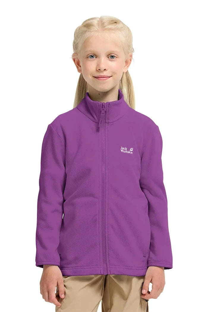 Jack Wolfskin çocuk polar sweatshirt TAUNUS 100 FZ K