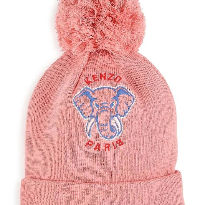 Детска шапка с вълна Kenzo Kids