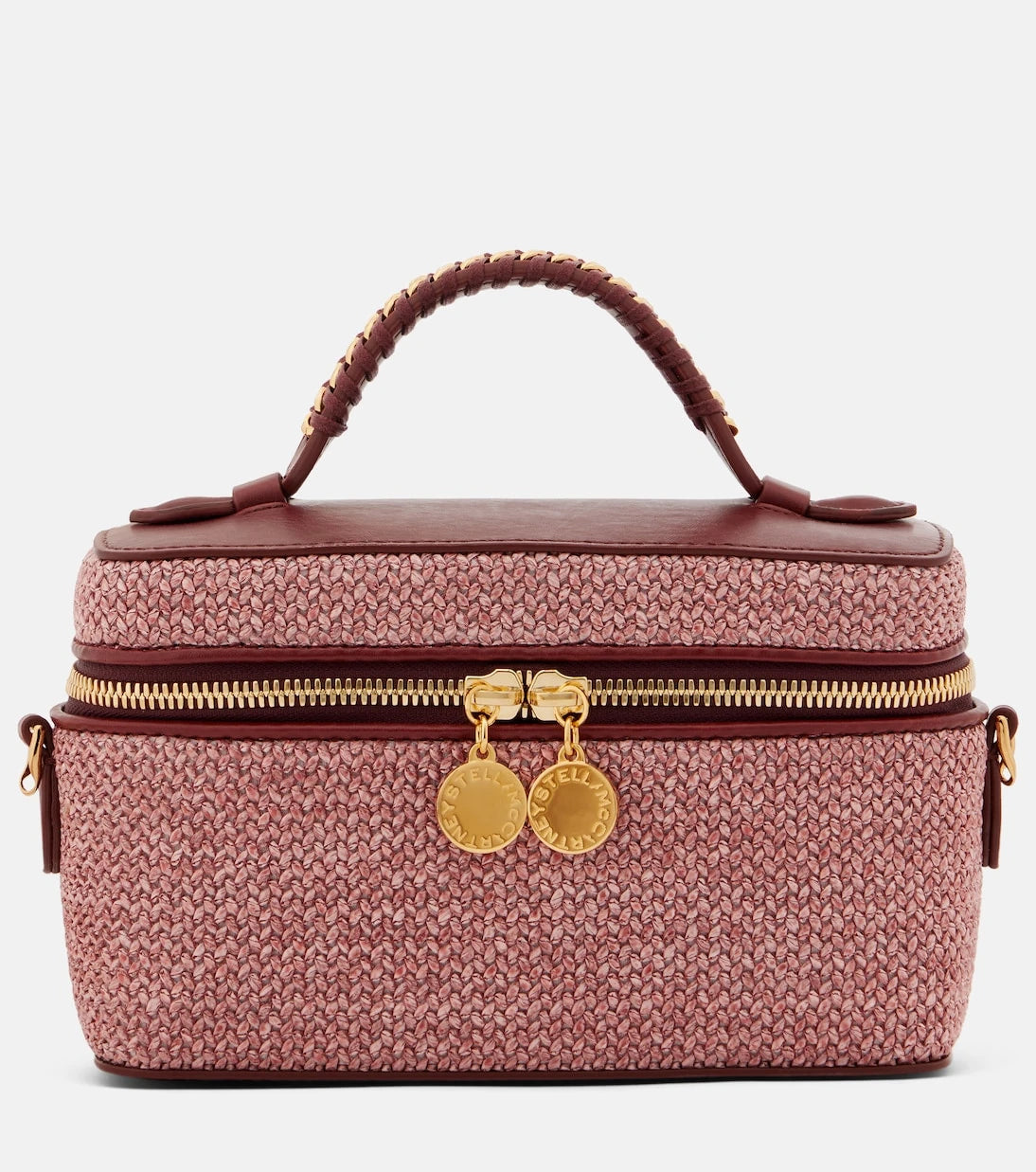 Stella McCartney - Falabella raffia-effect vanity bag